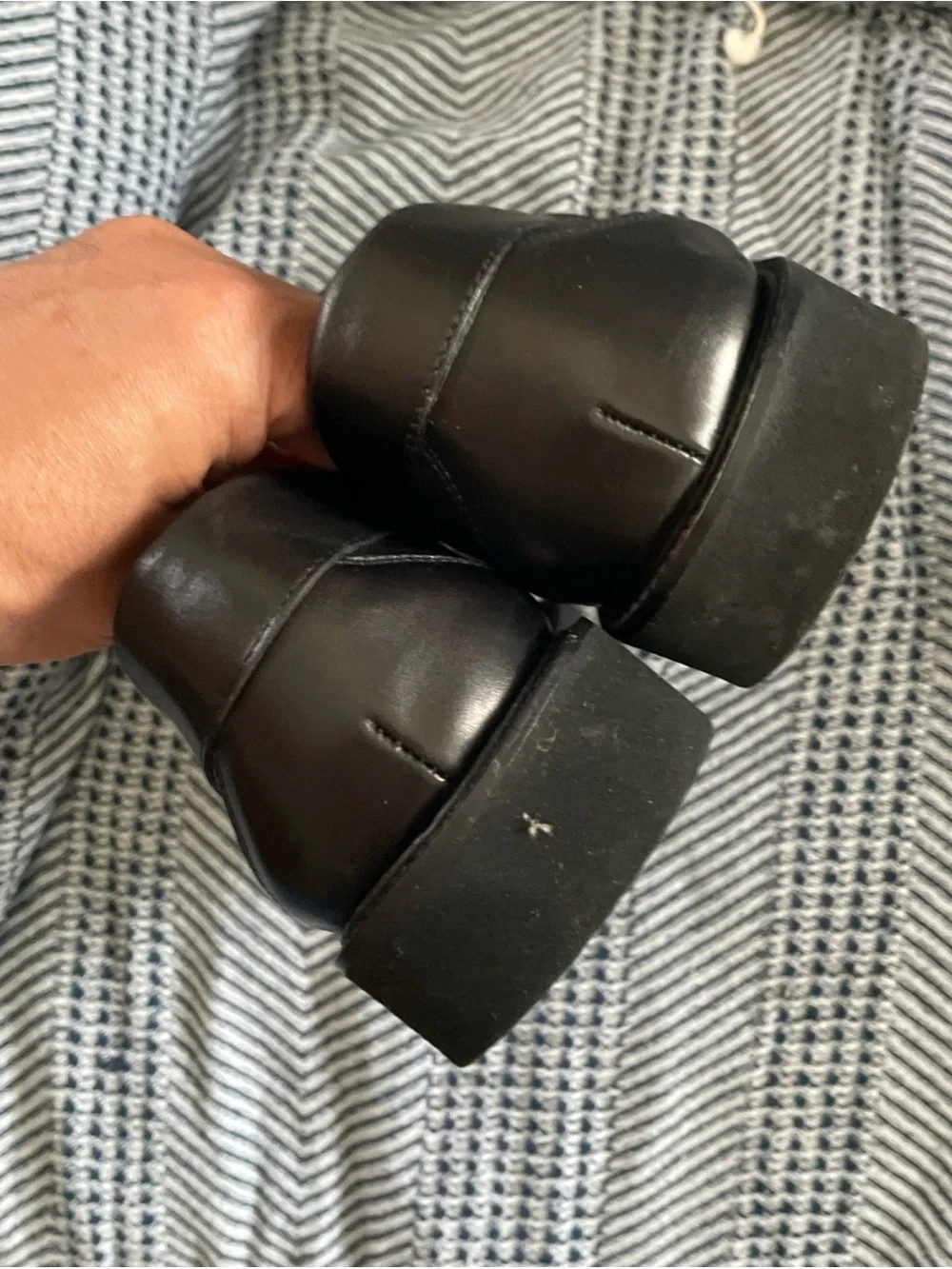 MEN’S Bruno Magli Black Leather Bit Slip-On Loafers